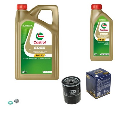 SCT Ölfilter 6L Castrol EDGE Titanium FST 5W-30 LL für Nissan Serena 2.0