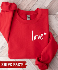 Love Sweatshirt, Valentine's Day Sweatshirt, Women's Sweatshirt, Cute Valentines