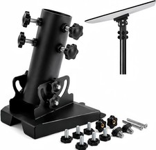Starlink Pole Mount Pipe Adapter, for Standard 4  Gen 4 Black