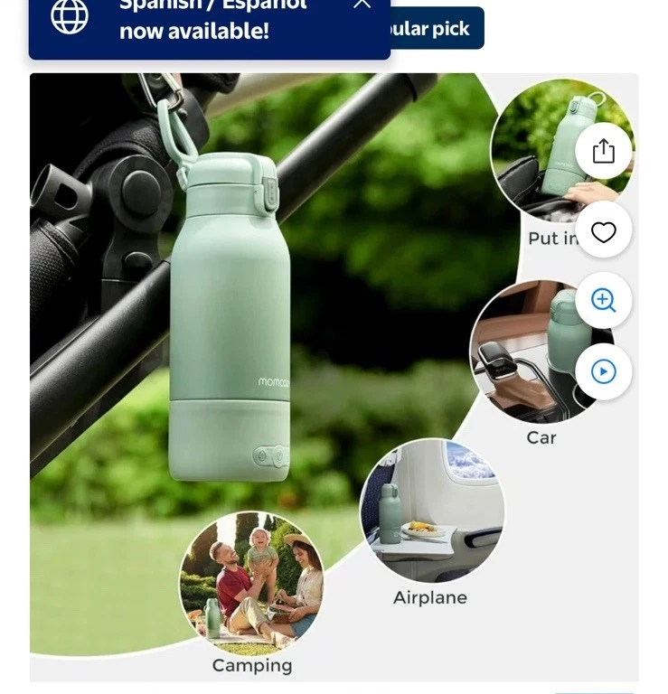 Momcozy Portable Milk Warmer for Travel Dual Heating Modes for Breast Milk - Image 4 of 4