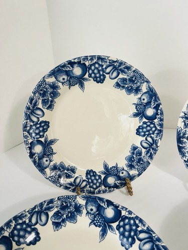 VTG Set Of Libbey Tableware ~ Eden Fruit&Berries~Six Plates~Six Soup Pasta Bowls - Picture 16 of 21