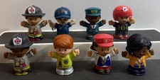 Lote de 8 figuras de carrera aleatorias Fisher-Price Little People #2