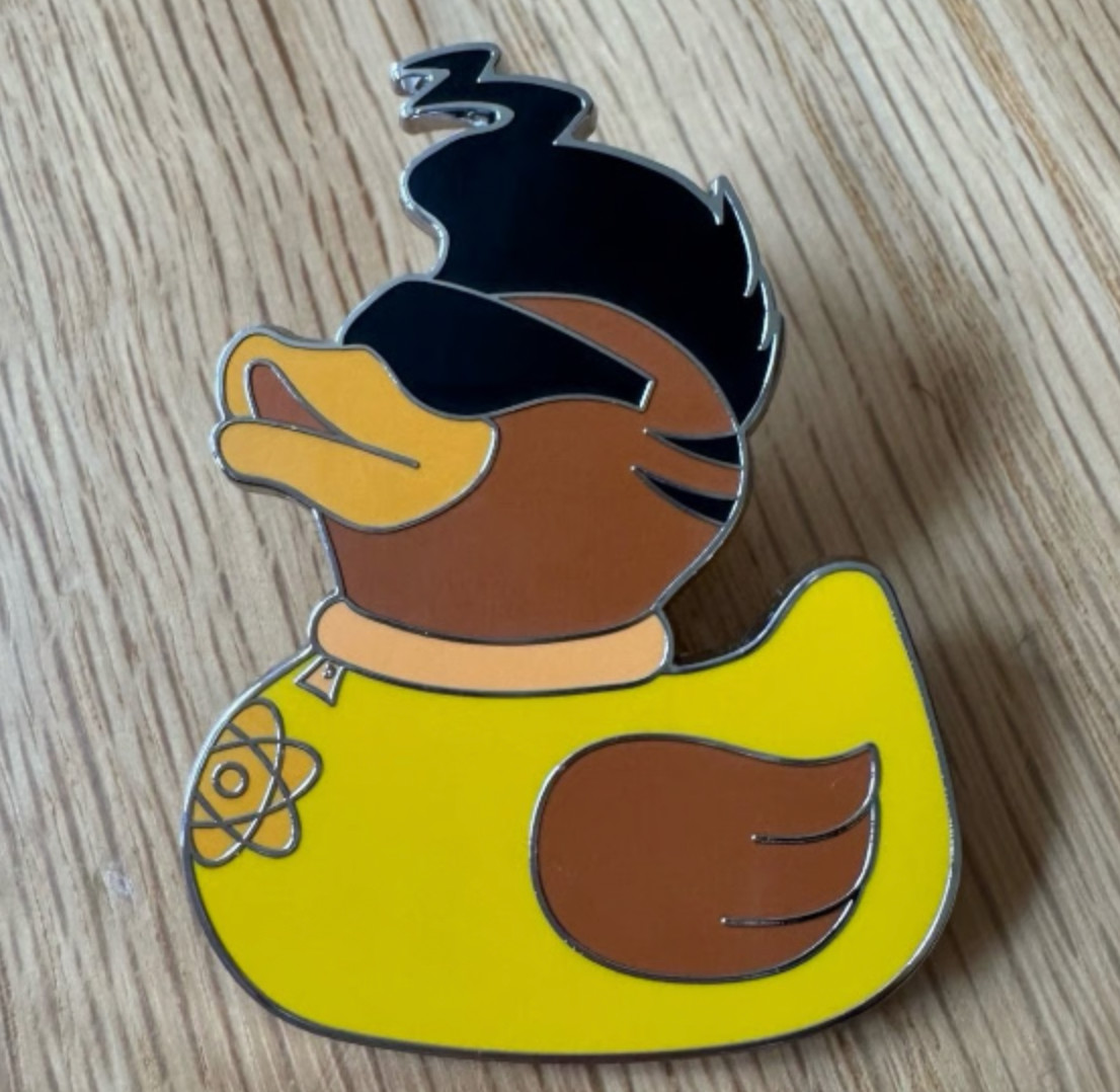 Disney Parks Ducks of Disney Powerline Goofy Movie Rubber Ducky Mystery Pin 2025
