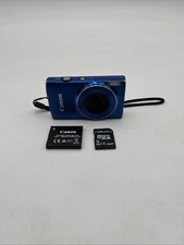 Canon PowerShot ELPH 150 IS Blue 20MP Camera w Battery SD Card Read Desc