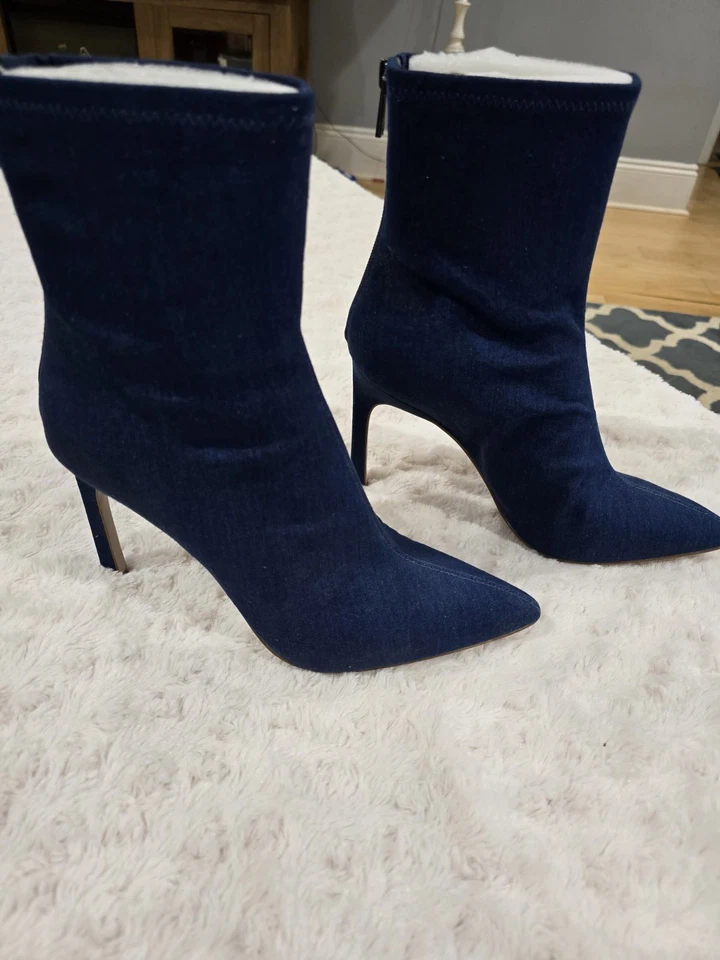 Jessica Simpson Botines Vaqueros Elásticos Azul Foto 2 de 4