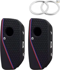 Key Fob Cover, Personalized Honeycomb Texture Remote Key Protector, Portable