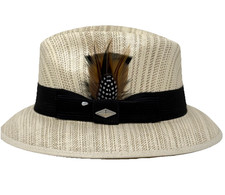 Whittier Viejo Lowrider Fedora Straw Hat Mens...