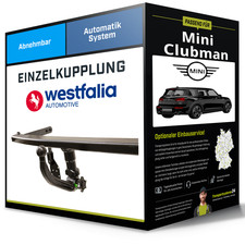 Abnehmbare Anhängerkupplung für MINI Clubman 10.2015-jetzt Typ F54 Westfalia NEU