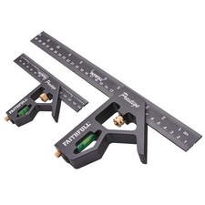 Faithfull 150mm & 300mm Combination Square Set Twin Pack