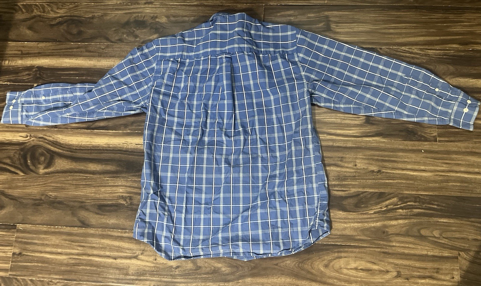 Pendleton Mens Medium Plaid Button Down Shirt Blu… - image 2
