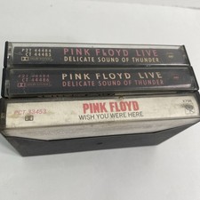 Pink Floyd Delicate Sound Of Thunder Double Live  Wish You Were Here Cassettes