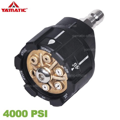 #ad YAMATIC 4000 PSI 2.5 GPM Pressure Washer Nozzle 6 Pattern Quick Changeover $25.51
