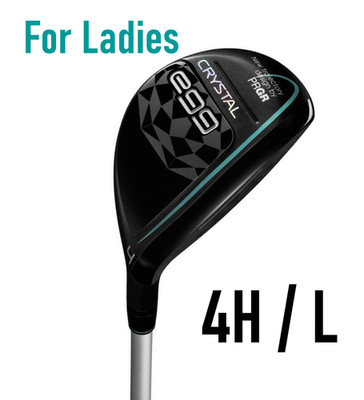 PRGR Ladies Crystal egg Hybrid Club 4H 22 degree  L-FLEX Graphite Shaft Womens