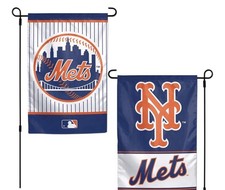 MLB New York  Mets Garden Flag Double Sided MLB Mets Premium Yard Flag