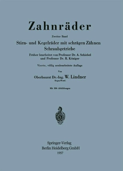 ZahnräDer A. Schiebel Taschenbuch Viii Deutsch Springer EAN 9783540022145-image