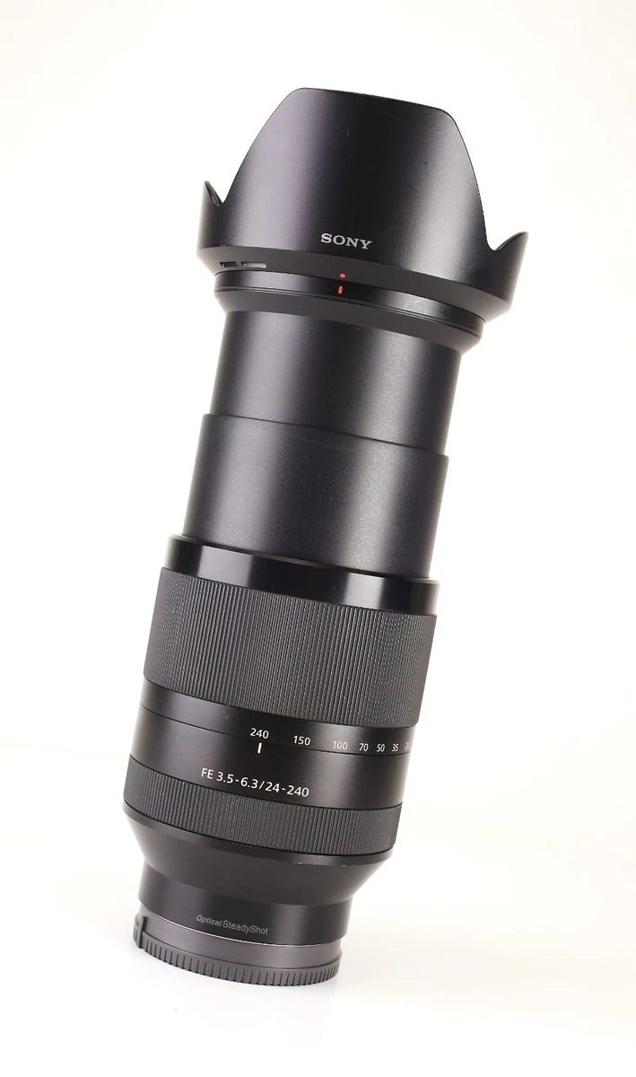 Lente zoom Sony FE 24-240 mm F3,5-6,3 OSS en caja restaurada + 12 meses de garantía
