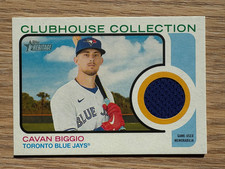 2022 Topps Heritage - Cavan Biggio #CC-CBG Clubhouse Collection Relics -  (MEM)