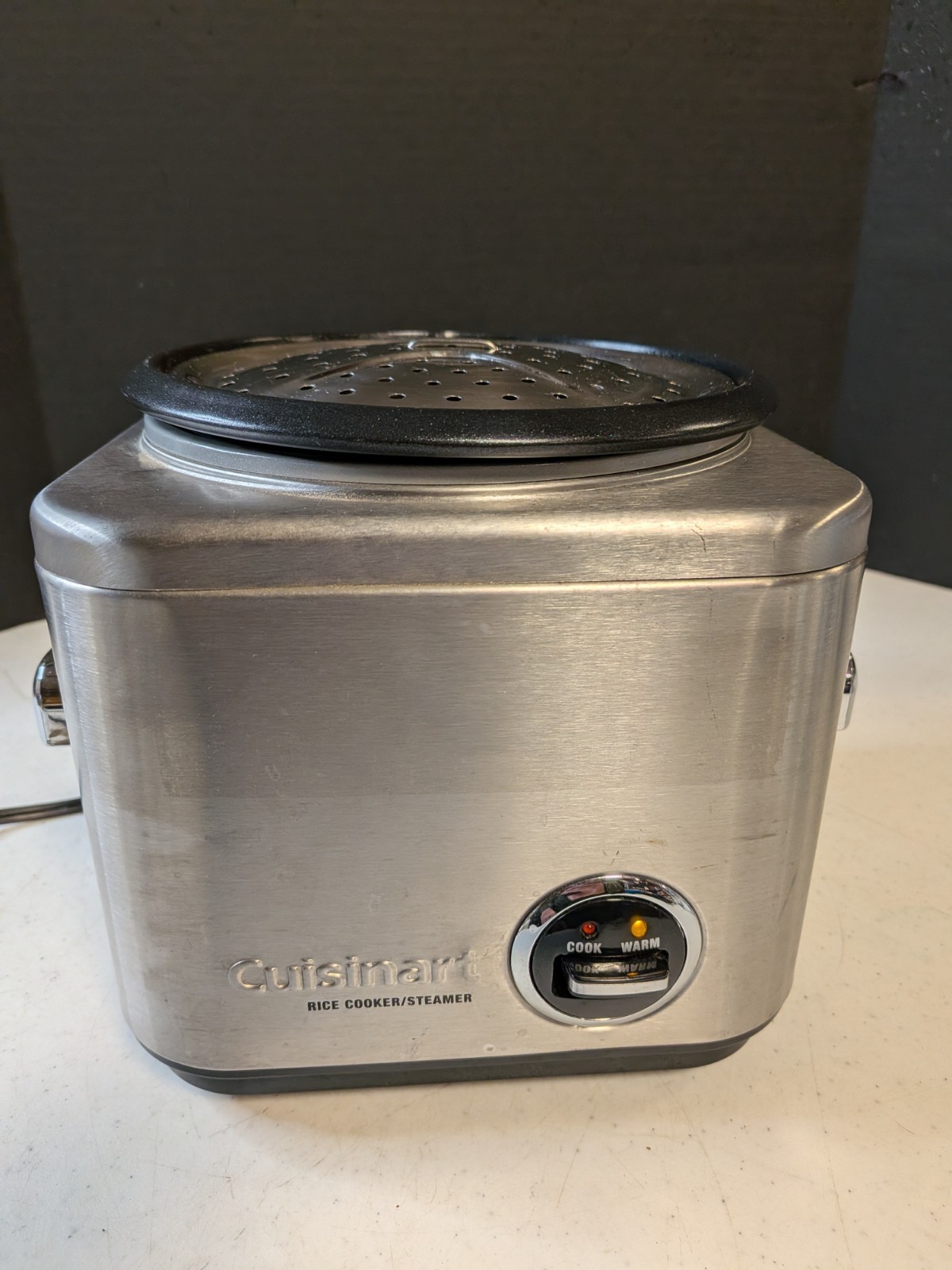 Cuisinart Rice Cooker/Steamer CRC-400 4 Cup Capacity Tested 