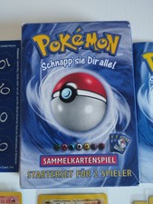 Pokemon Karten Starterset f&uuml;r 2 Spieler deutsch, komplett 1999