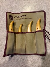 Narzędzia rzeźbiarskie Flex Cut 4 szt zestaw z rolką