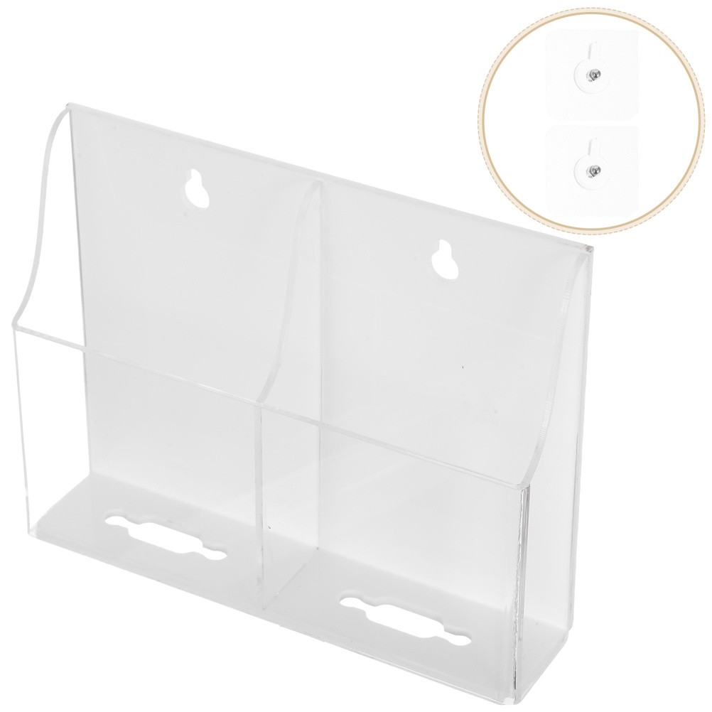 Cell Phone Box Wall-mounted Charging Bracket Remote Holder Shelf