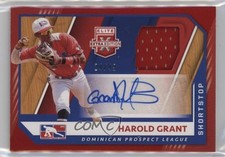 2021 Panini Elite Extra Edition Red 24/49 Harold Grant #DPLMS-HG Auto 06z2