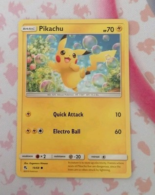 Pokemon Pikachu 19/68 Common Hidden Fates 2019 English Near Mint