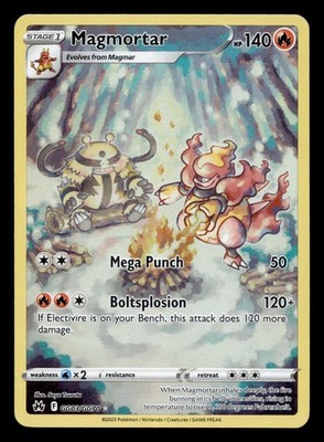 Magmortar GG03/GG70 Crown Zenith Galarian Gallery Pokemon Holo NM