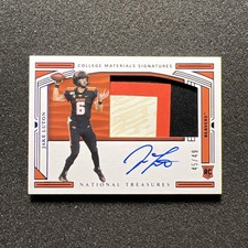2020 National Treasures JAKE LUTON #143 Rookie PATCH AUTO 45/49 - OREGON BEAVERS