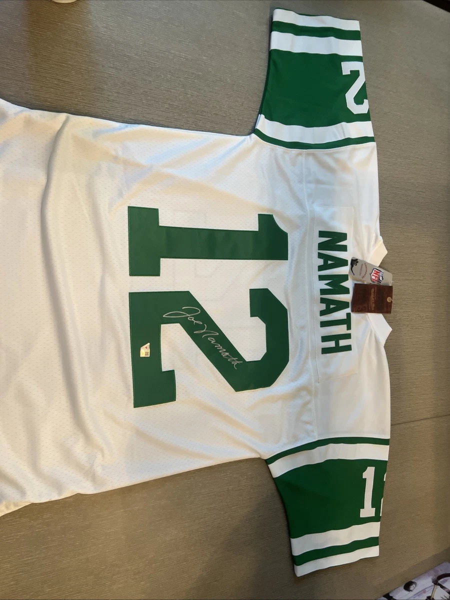 Joe Namath Autographed Jersey Mitchell & Ness Throwback Collection Fanatics COA
