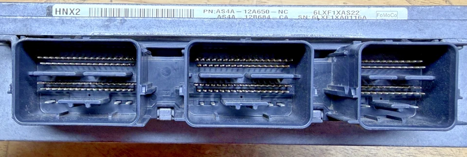 2010 2011 Ford Focus 2.0L ECM módulo de controle de computador motor PCM AS4A-12A650-NC - Imagem 4 de 4