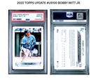 2022 Topps Update #US100 Bobby Witt Jr. RC PSA 10! 🔥
