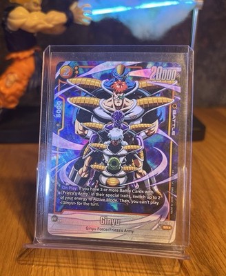 Dragon Ball Super Card Game Ginyu FB01-109 SR AA Alt Art Foil/Holo Eng Nm TCG