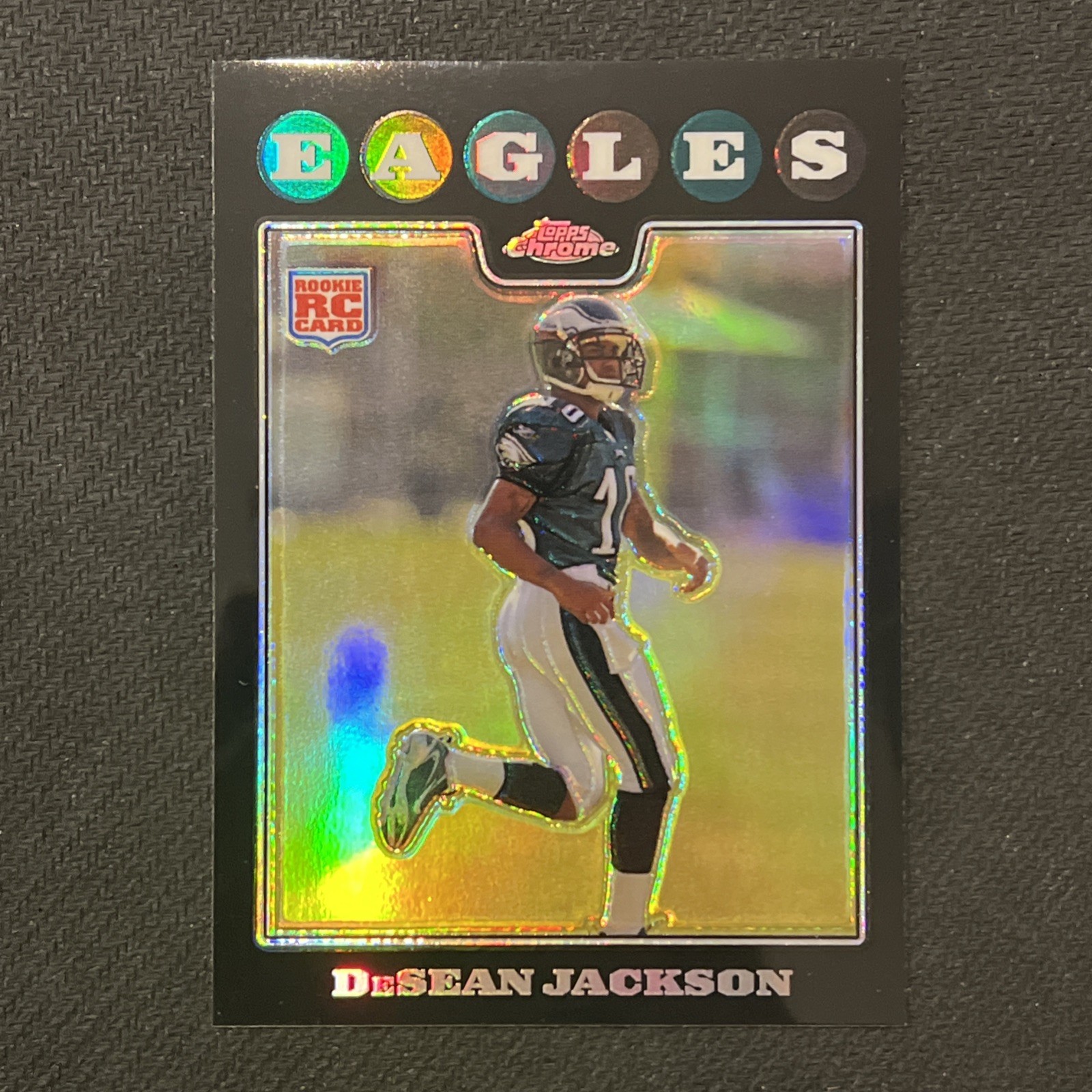DESEAN JACKSON Rookie Card Refractor 2008 Topps Chrome Football TC198