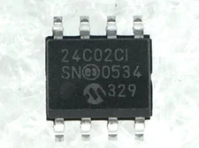 24C02C-I/SN MICROCHIP IC EEPROM 2K I2C 400KHZ 8SOIC ROHS 50 PIECES