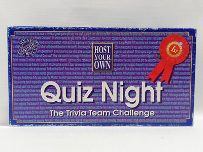 Cheatwell Games Host Your Own Quiz Night - The Trivia Team Challenge - Complete