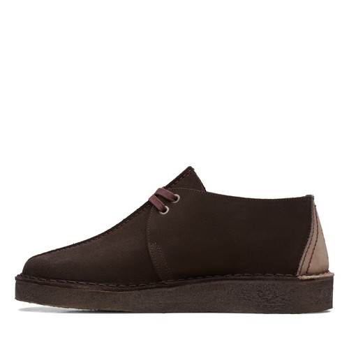 NEW Clarks Originals Desert Trek Brown Suede LEATHER "BANK ROBBER" Lace up SHOES - Picture 5 of 7