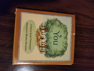 Small Greeting Card Book Titled "You" A Poem By Louis Untermeter