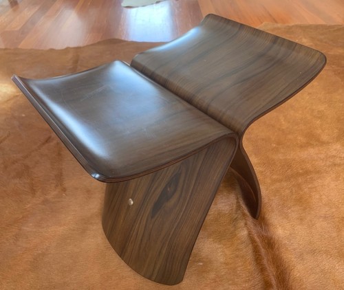 SORI YANAGI - BUTTERFLY STOOL - ROSEWOOD - MADE IN JAPAN - TENDO MOKKO - PICK UP - Picture 7 of 11