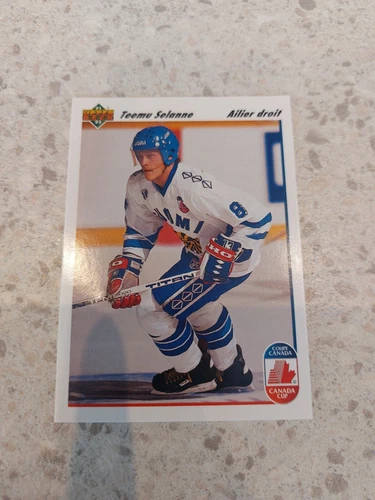 1991-92 Upper Deck Rookie Card #21 Teemu Selanne French