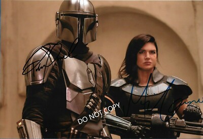 Pedro Pascal & Gina Carano 8 x10'' (20x25 cm) handsigniertes signed Foto 4313
