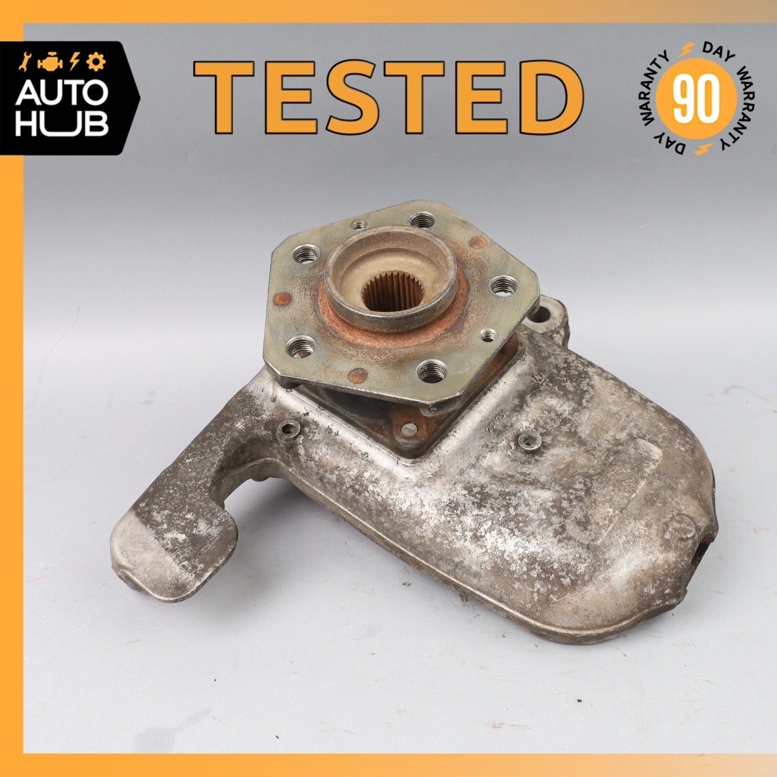 03-10 Maserati Quattroporte M139 Front Left Side Spindle Knuckle Hub OEM