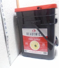 Freeze Dried Food Bucket MRE ReadyWise 132 Servings, EXP. 2049 ,Ready Wise Meals