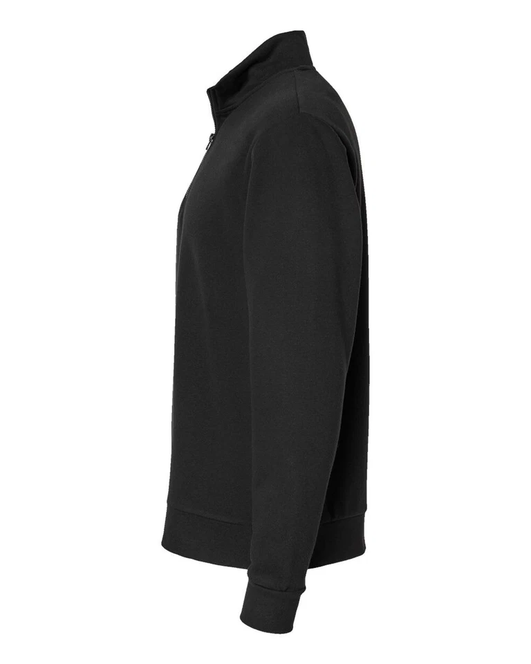 Next Level - Fleece Quarter-Zip Pullover Black Pick Size - Image 3 of 3