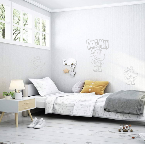 DOG MAN x3 Wall Stickers Disney Art room Removable Decals DIY / Car / #053 - Picture 14 of 15