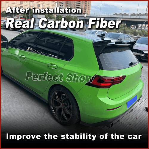 Carbon Heckspoiler Dachspoiler Heckflügel Lippe Passt für VW Golf 8 GTI 2021-23 - Picture 3 of 13