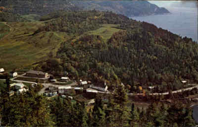 Kanada Canada Sainte-Rose Du Nord SAGUENAY Quebec Postcard with Stamp Postkarte
