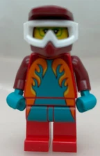 LEGO® Minifigure Stuntz Driver Freya McCloud from 60311 Fire Stunt Bike - cty1351