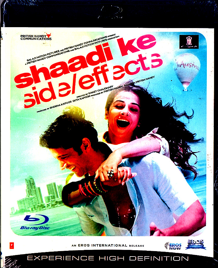 SHAADI KE SIDE EFFECTS - FARHAN AKHTAR, VIDYA BALAN - BOLLYWOOD BLU RAY