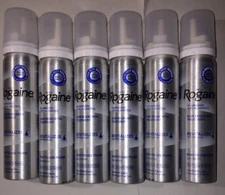 (6) ROGAINE 5% Minoxidil Topical Foam Sealed MENS 6 Month Supply exp 06/2026+